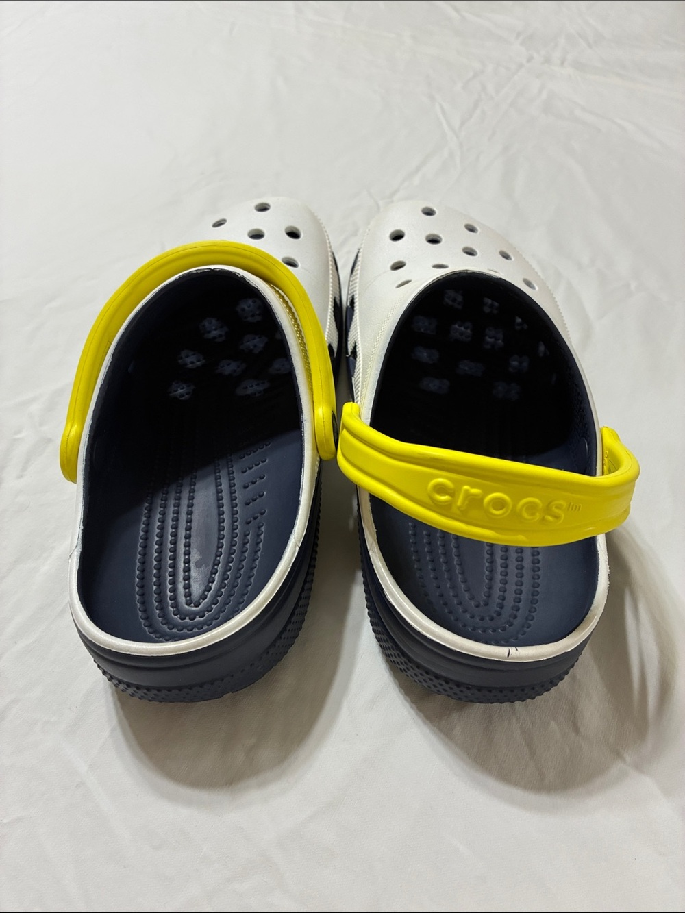 Unisex Crocs Classic Sport Clog (Navy/White/Yellow) - Picture 5 of 12